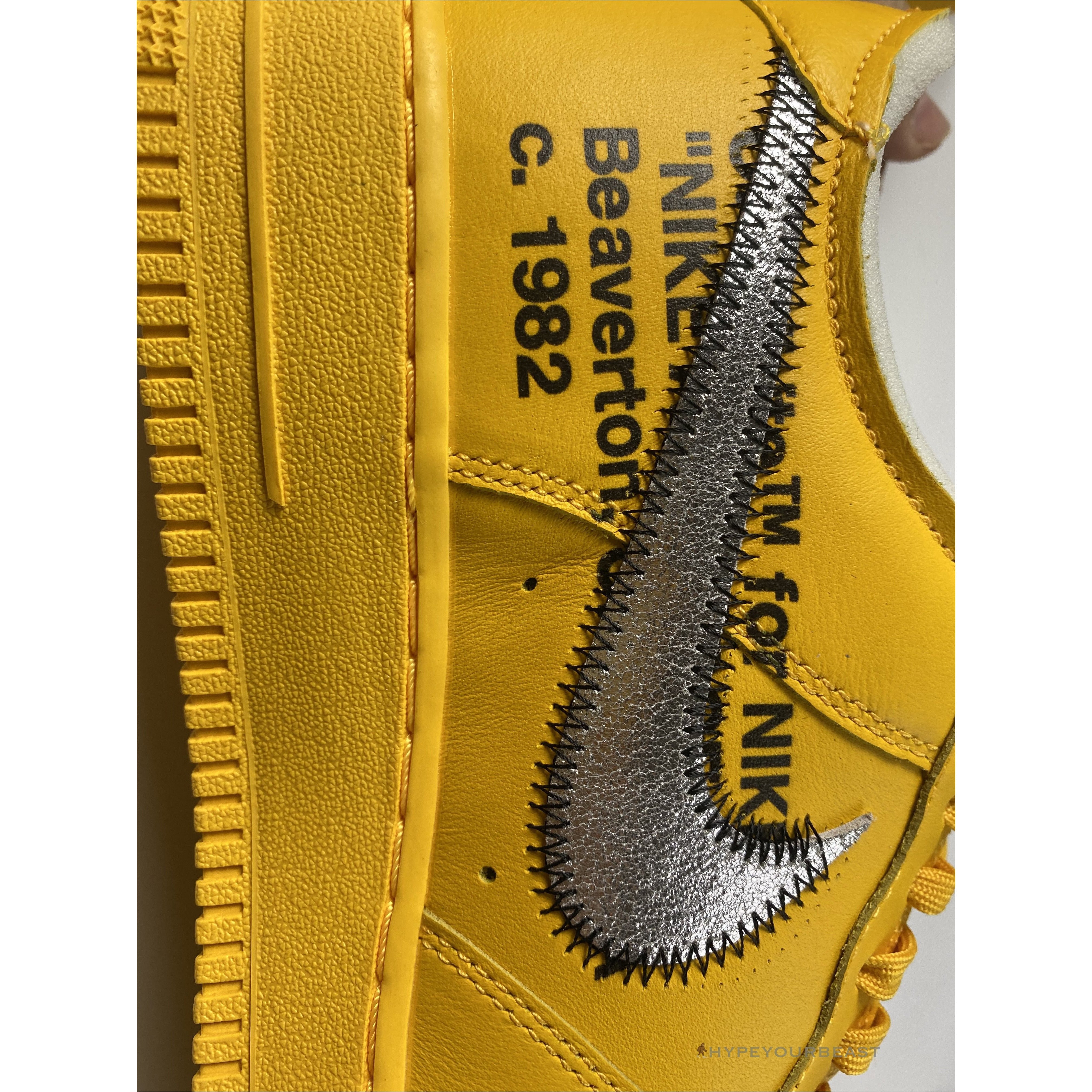 Off White X Air Force 1 Low 'Yellow'