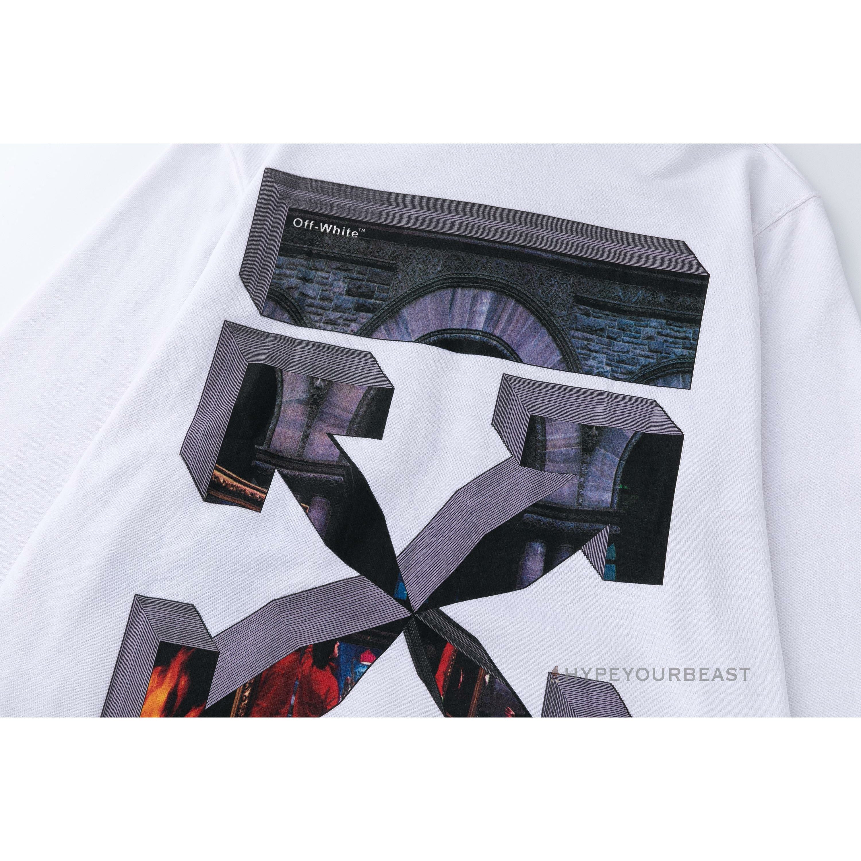Off White Hoodie Fighter - White