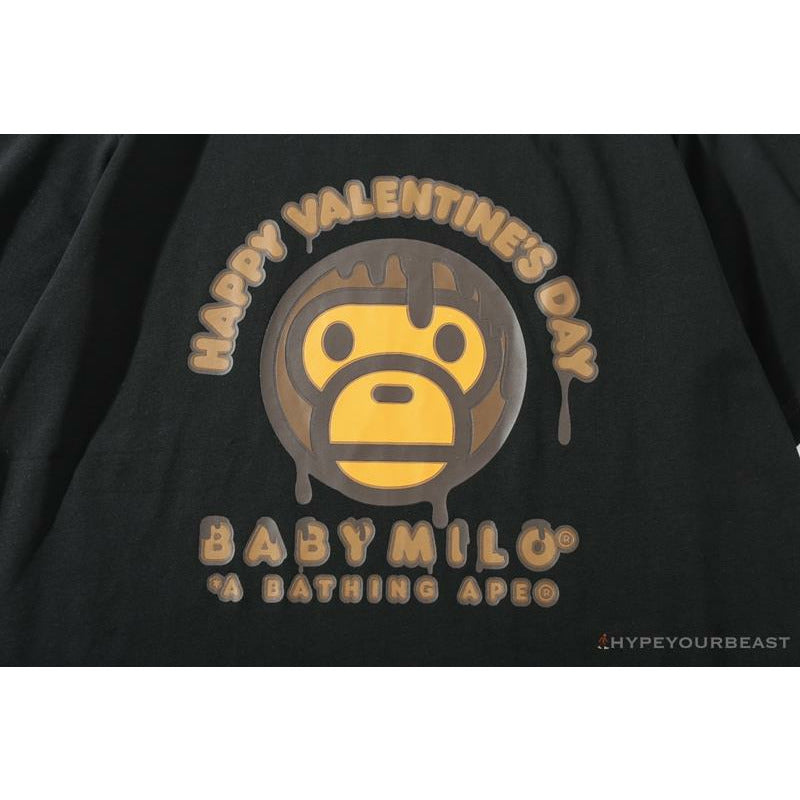 BAPE Baby Milo Valentine's Day Chocolate Tee Shirt 'BLACK'