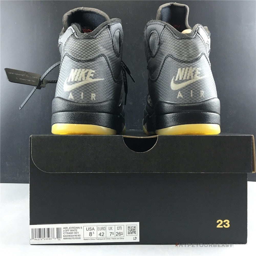 Jordan 5 Retro Off-White Black