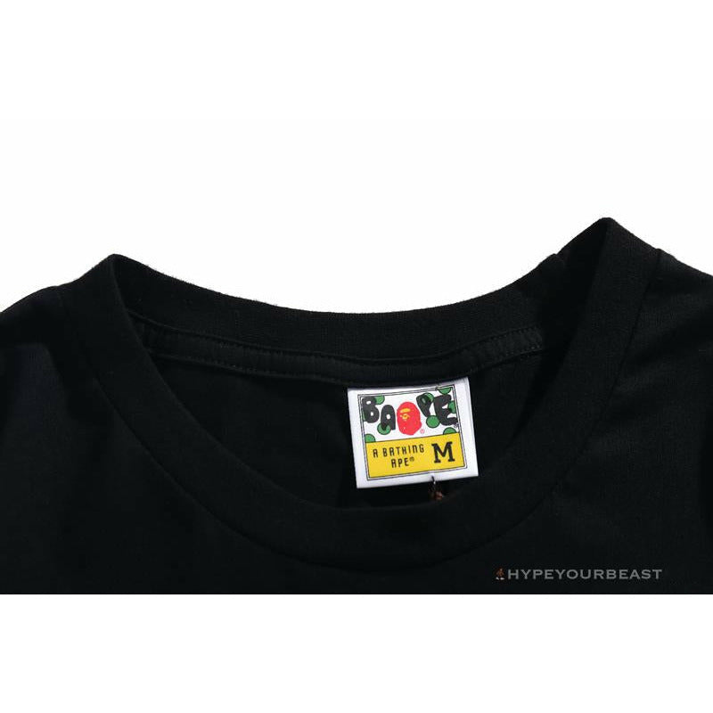 BAPE Shark Head Crazy Patch Tee Shirt