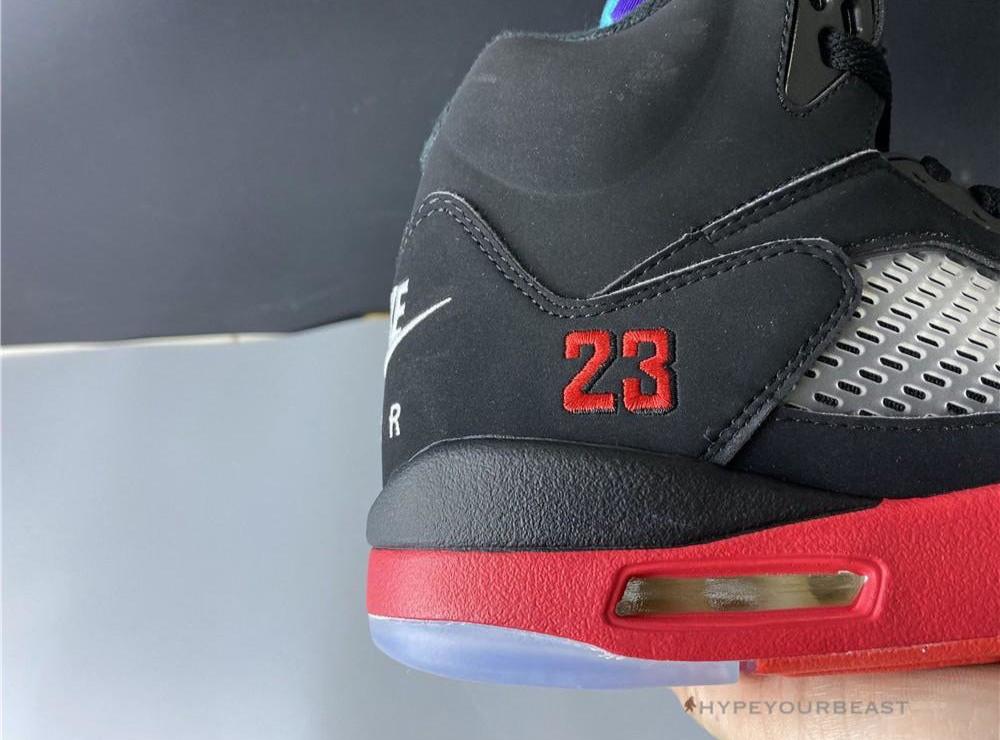 Air Jordan 5 'Grape Fire Red'