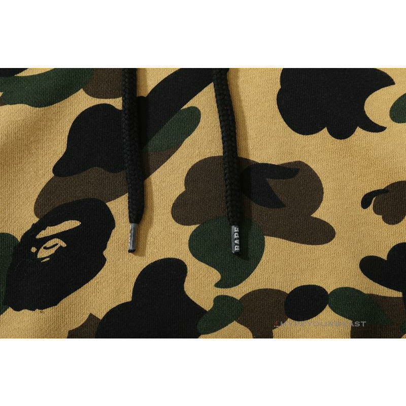 BAPE Camouflage Kangaroo Hooded Hoodie Yellow