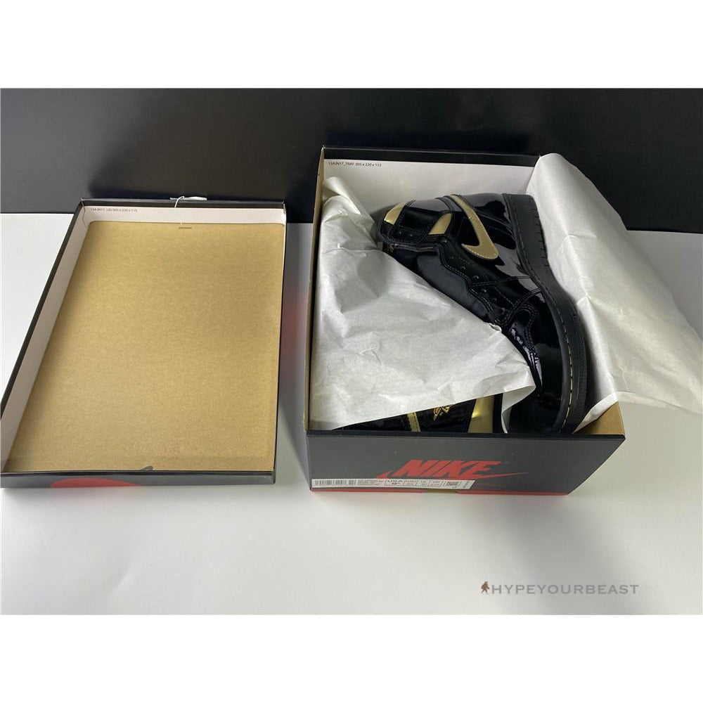 Air Jordan 1 High 'Black Metallic Gold'