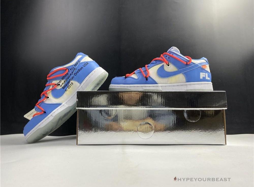 Futura X Off-White X Nike Dunk Low Blue