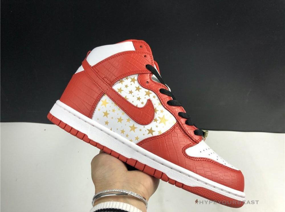 Nike Dunk High X Supreme Red