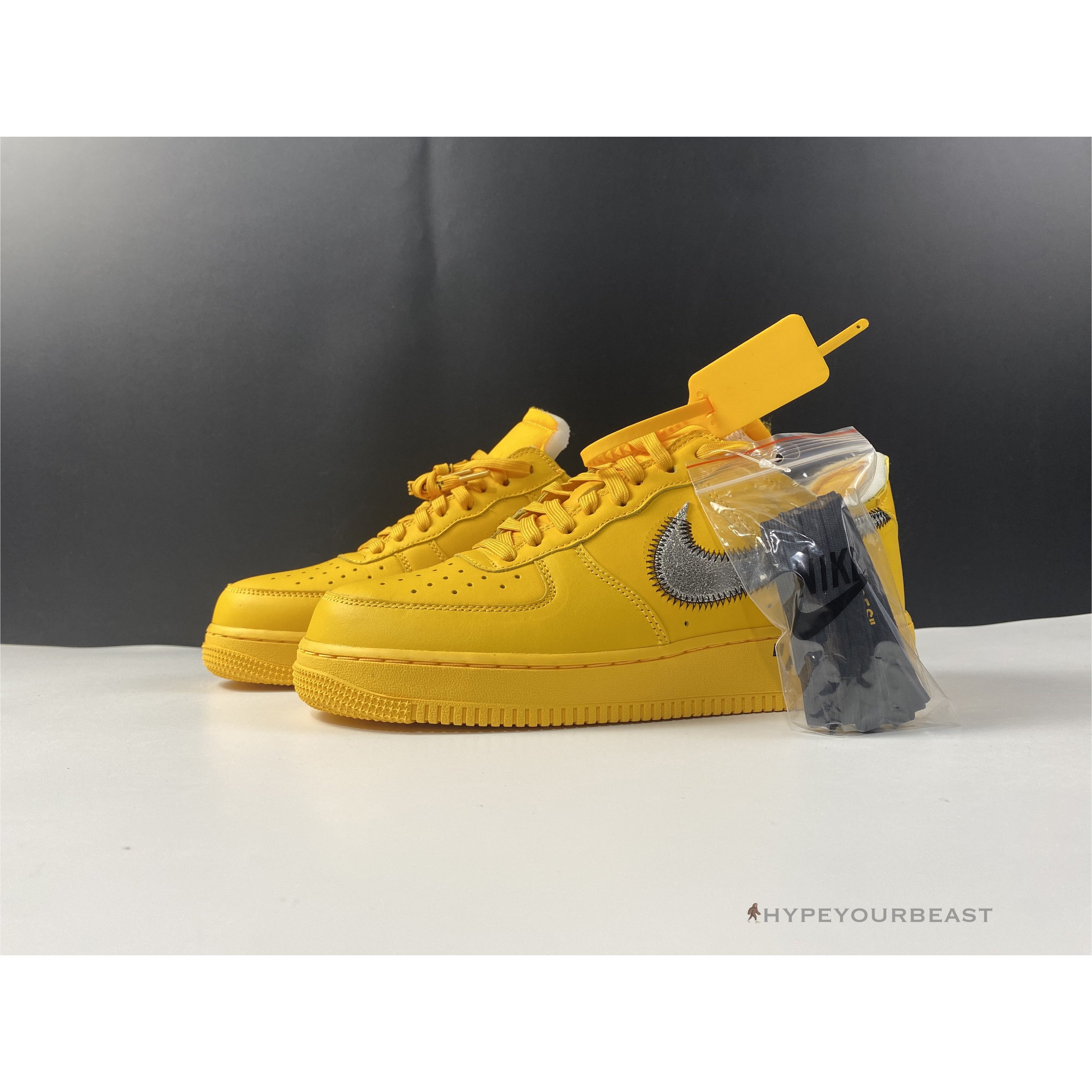 Off White X Air Force 1 Low 'Yellow'