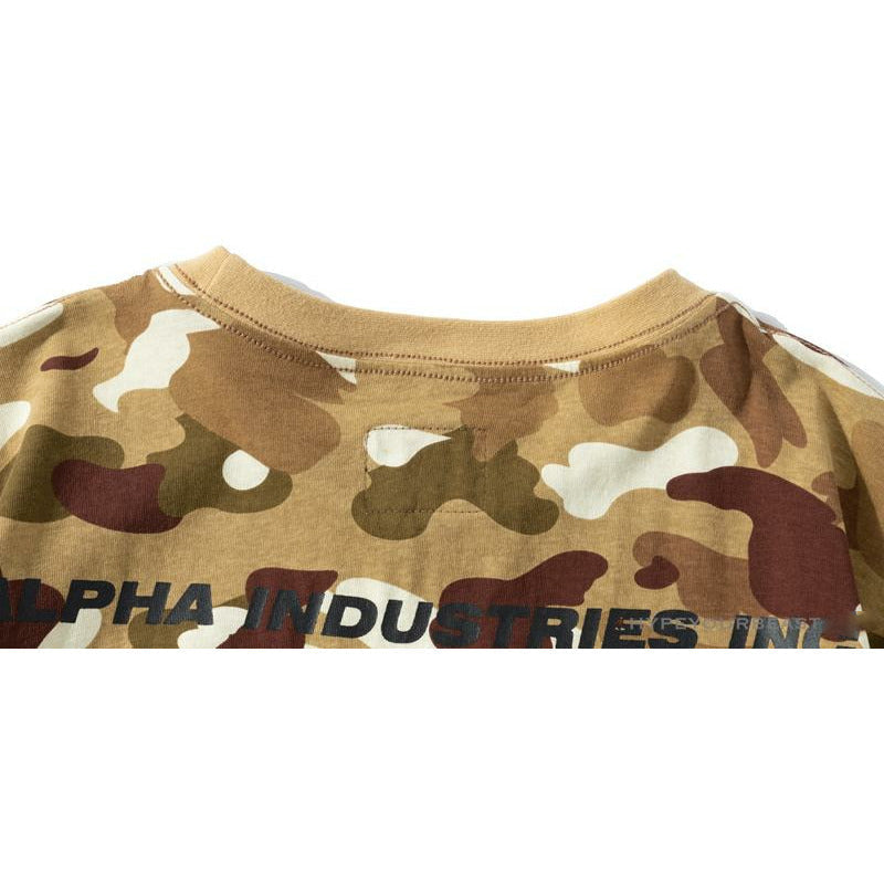 BAPE Military Style Desert Camouflage Tee Shirt 'YELLOW'