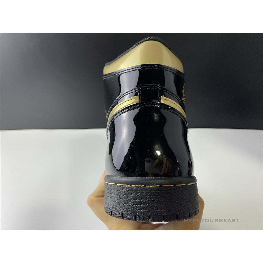 Air Jordan 1 High 'Black Metallic Gold'