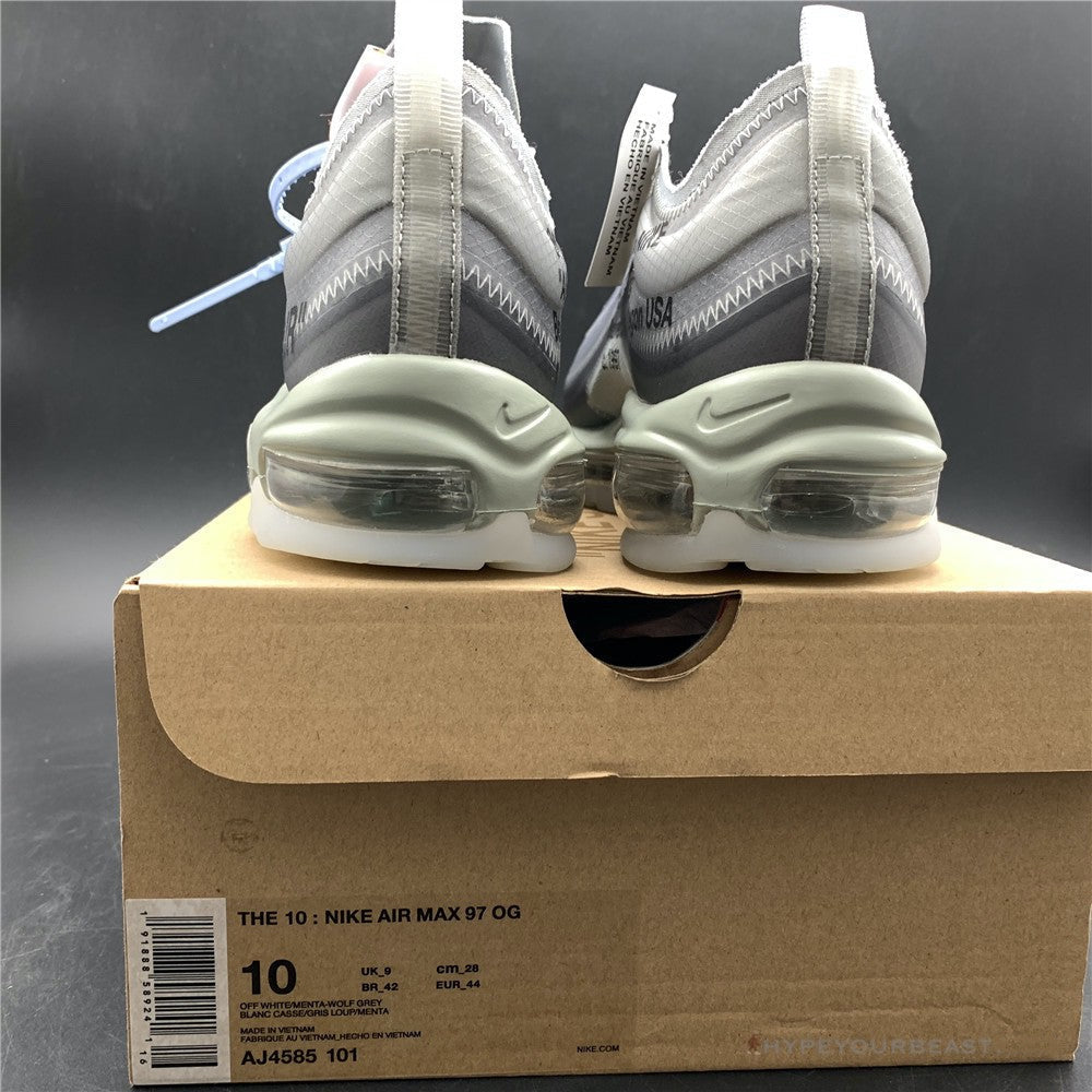 Off White X Nike Air Max 97 "Menta