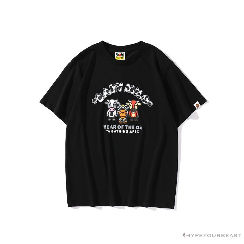 BAPE Baby Milo Year of the Ox Tee Shirt 'BLACK'
