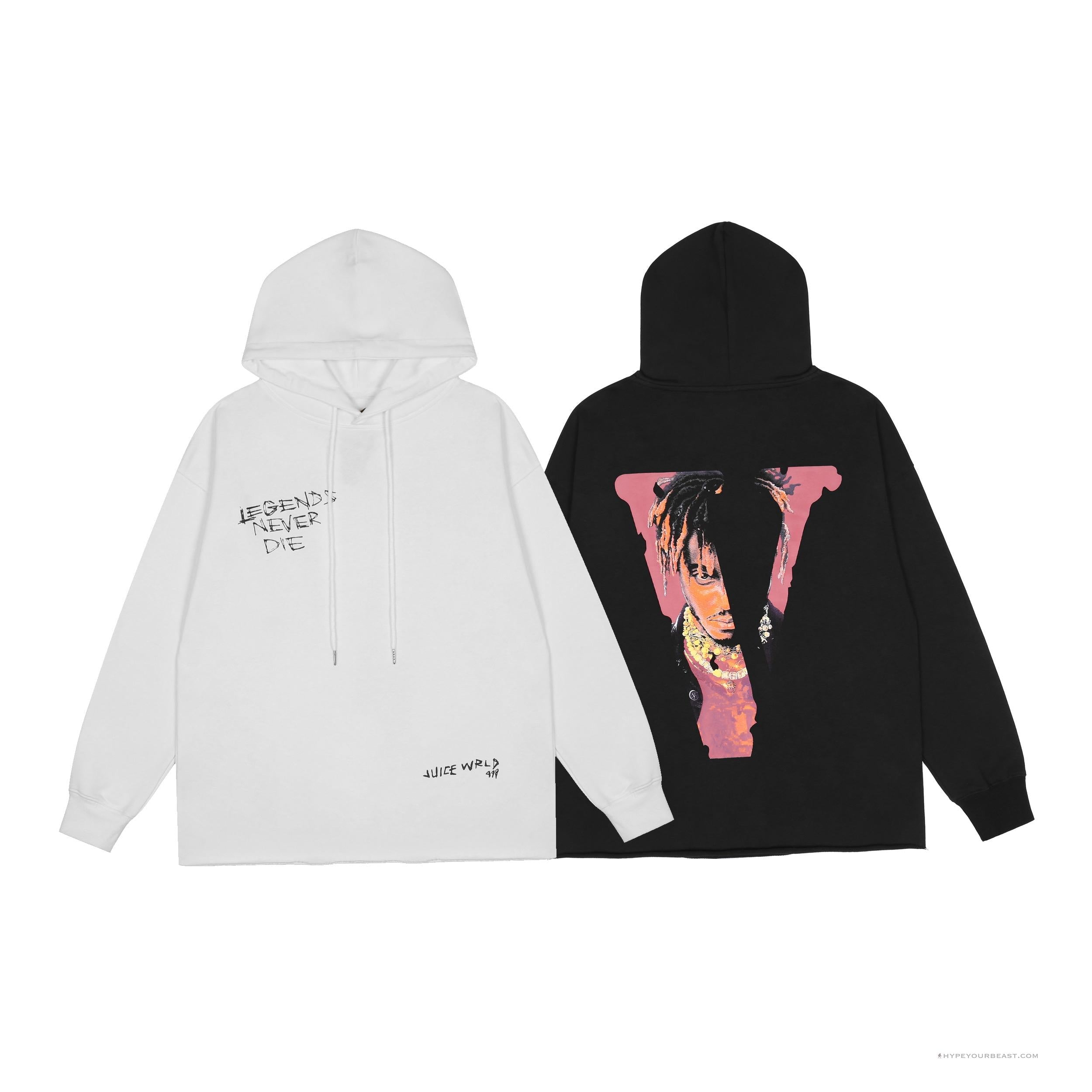 Vlone Hoodie White Legend