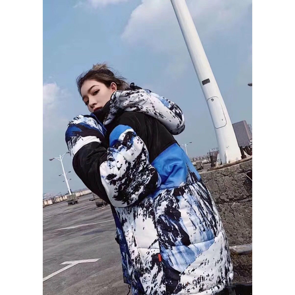 TNF X Supreme Jacket Blue