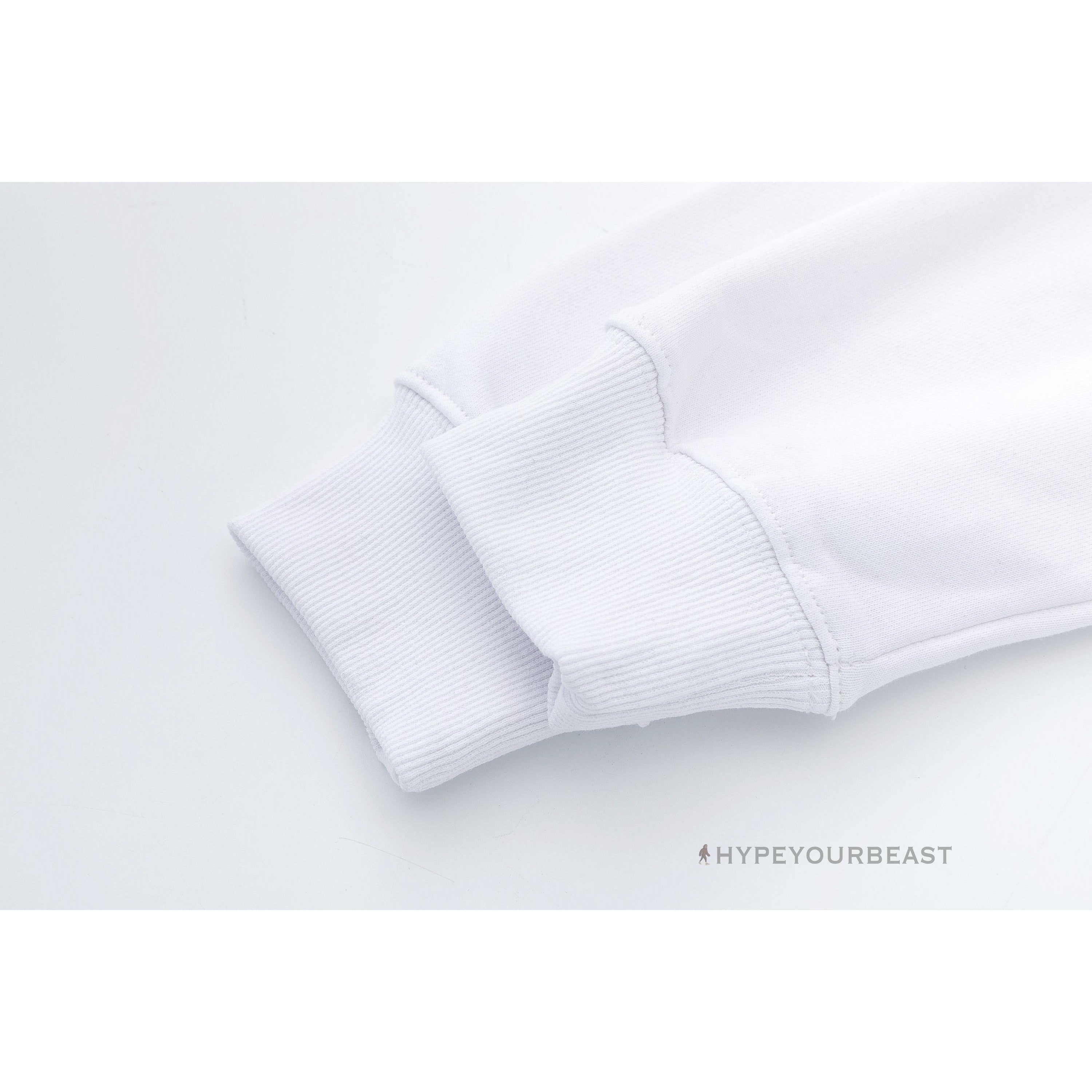 Off White Hoodie Jabba Flower - White