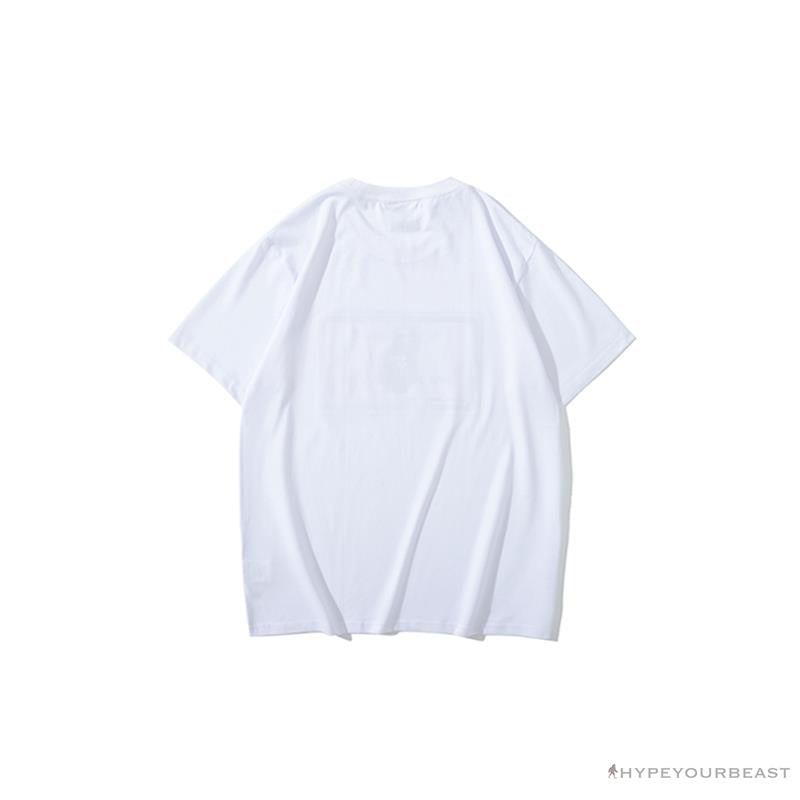 BAPE Spoof Dollar Bill Tee Shirt 'WHITE'