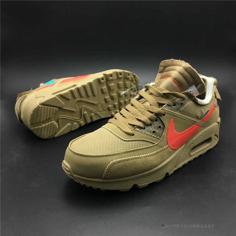 Off White x Nike Air Max 90 "Desert Ore"