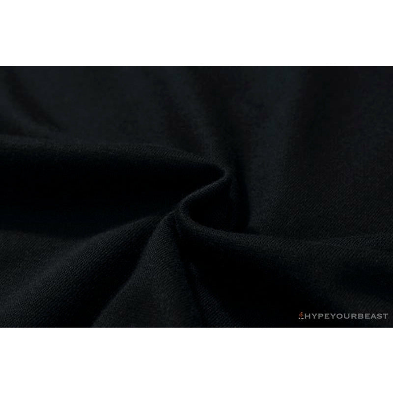 BAPE x Bathing Ape Head Long Sleeve Shirt 'BLACK'