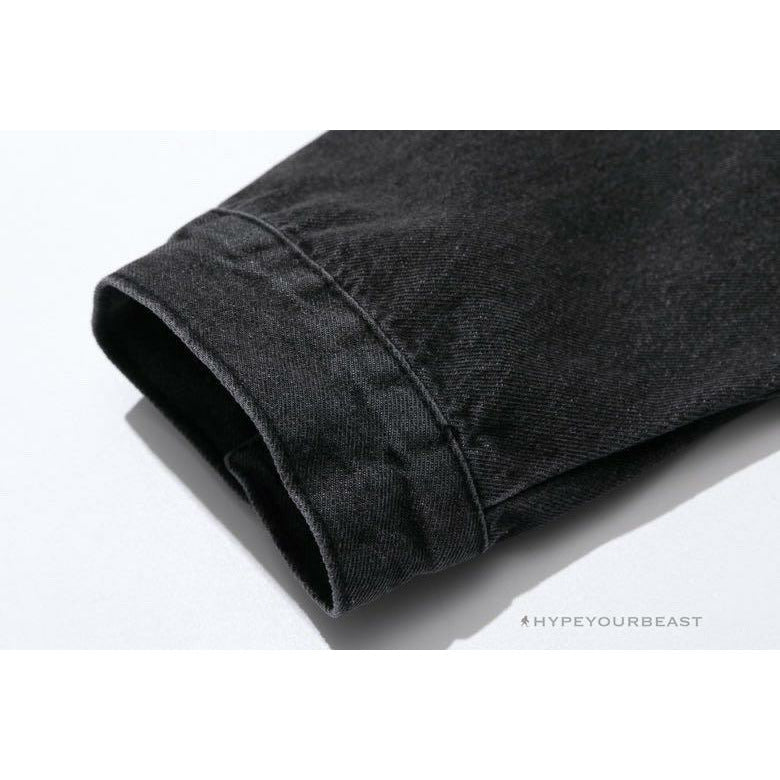 Palm Angels Jean Jacket Black