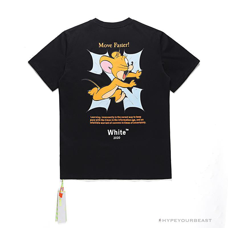 OFF-WHITE Handsome Jerry Arrow Tee Shirt 'BLACK'