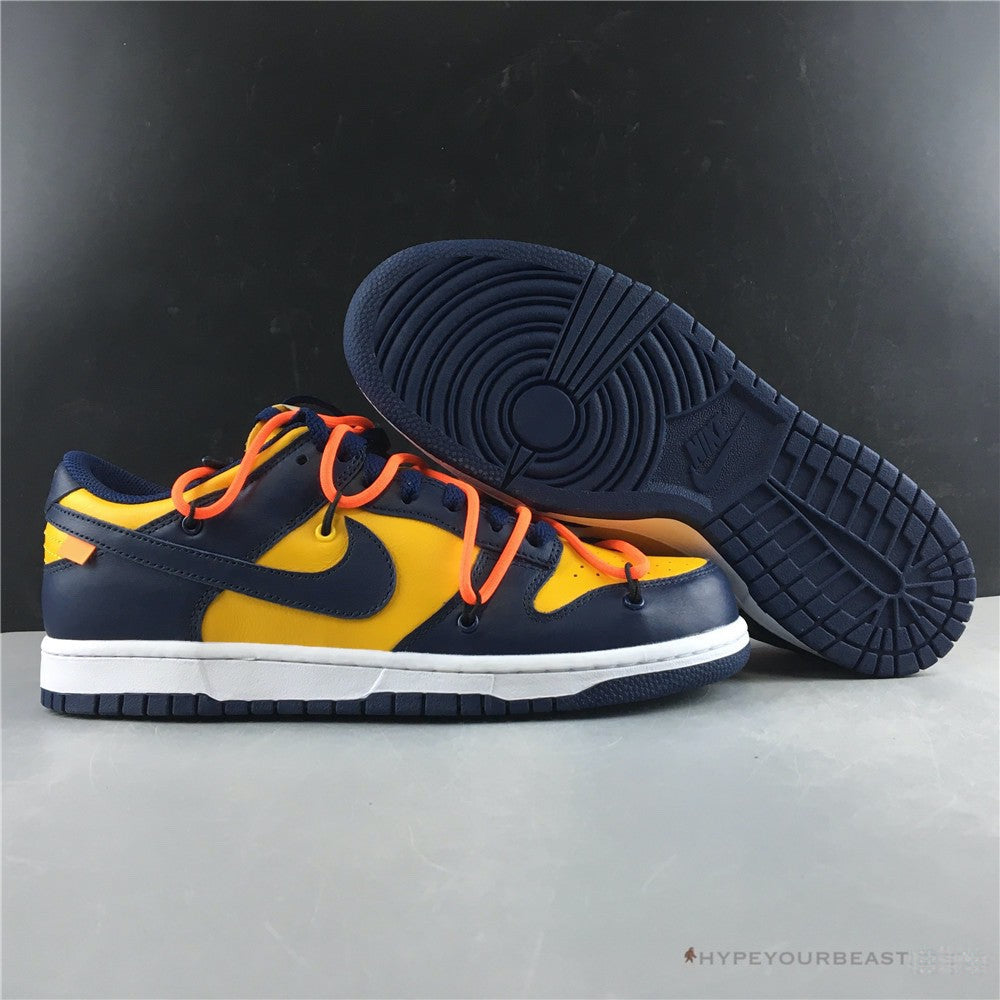 Nike Off-White X Dunk Low 'University Gold'