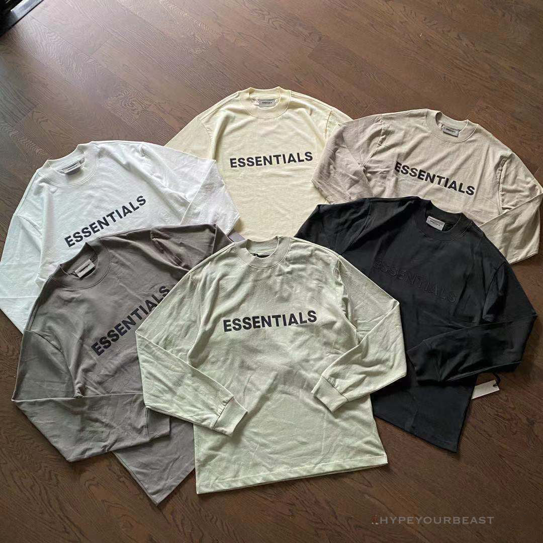 FOG 'ESSENTIALS' Long Sleeve Shirt Cream