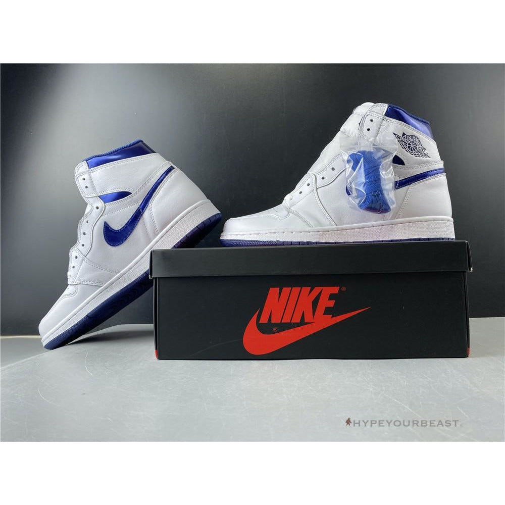 Air Jordan 1 High 'OG' Metallic Navy