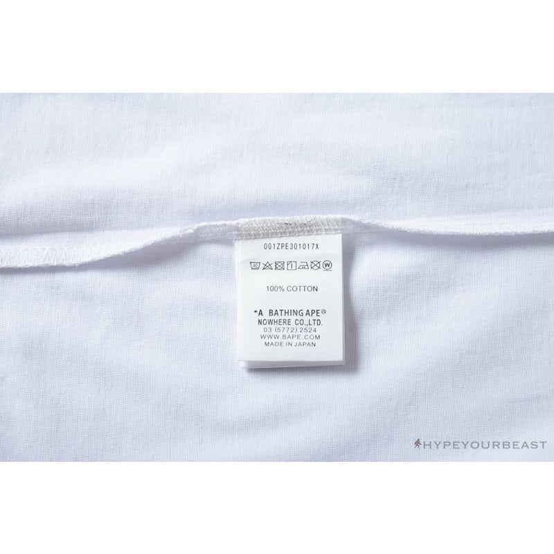 BAPE Readymade Small Bee Camouflage Letter Tee Shirt 'GREEN'