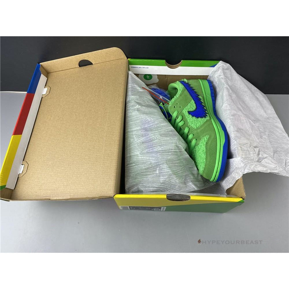 Nike SB Dunk Low X Grateful Dead Green Bear