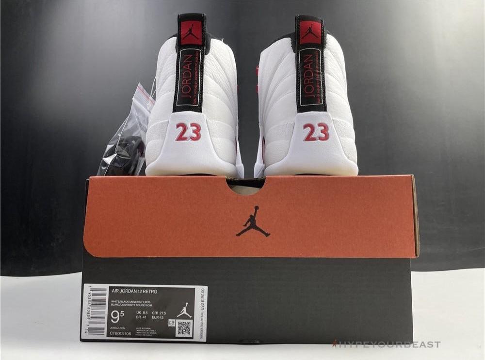 Air Jordan 12 Twist White Red