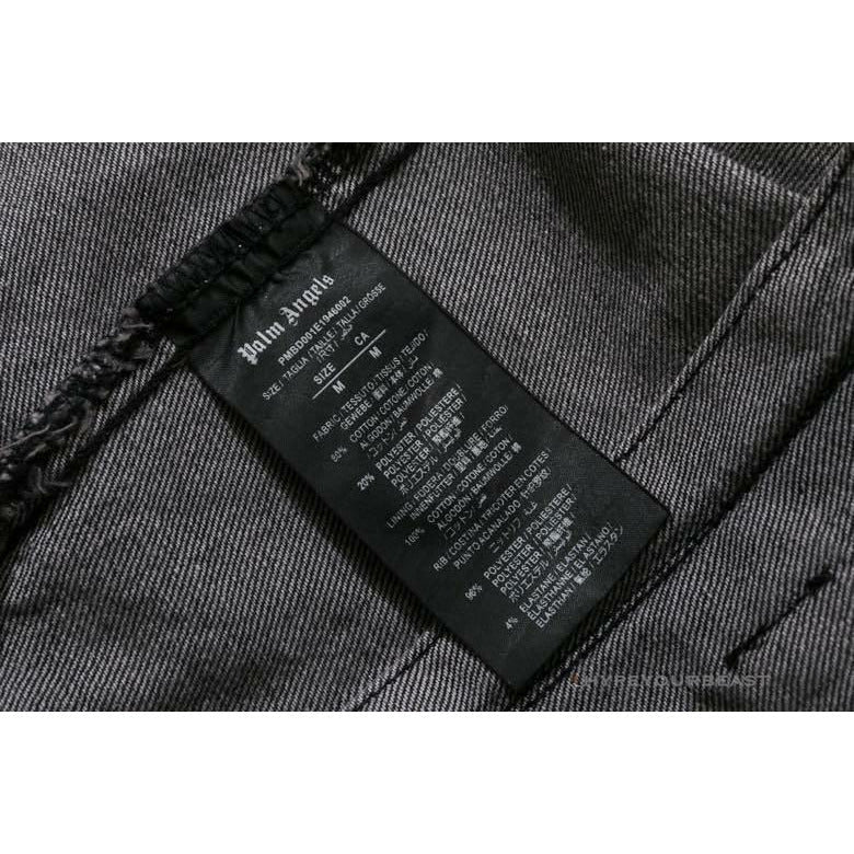 Palm Angels Jean Jacket Black