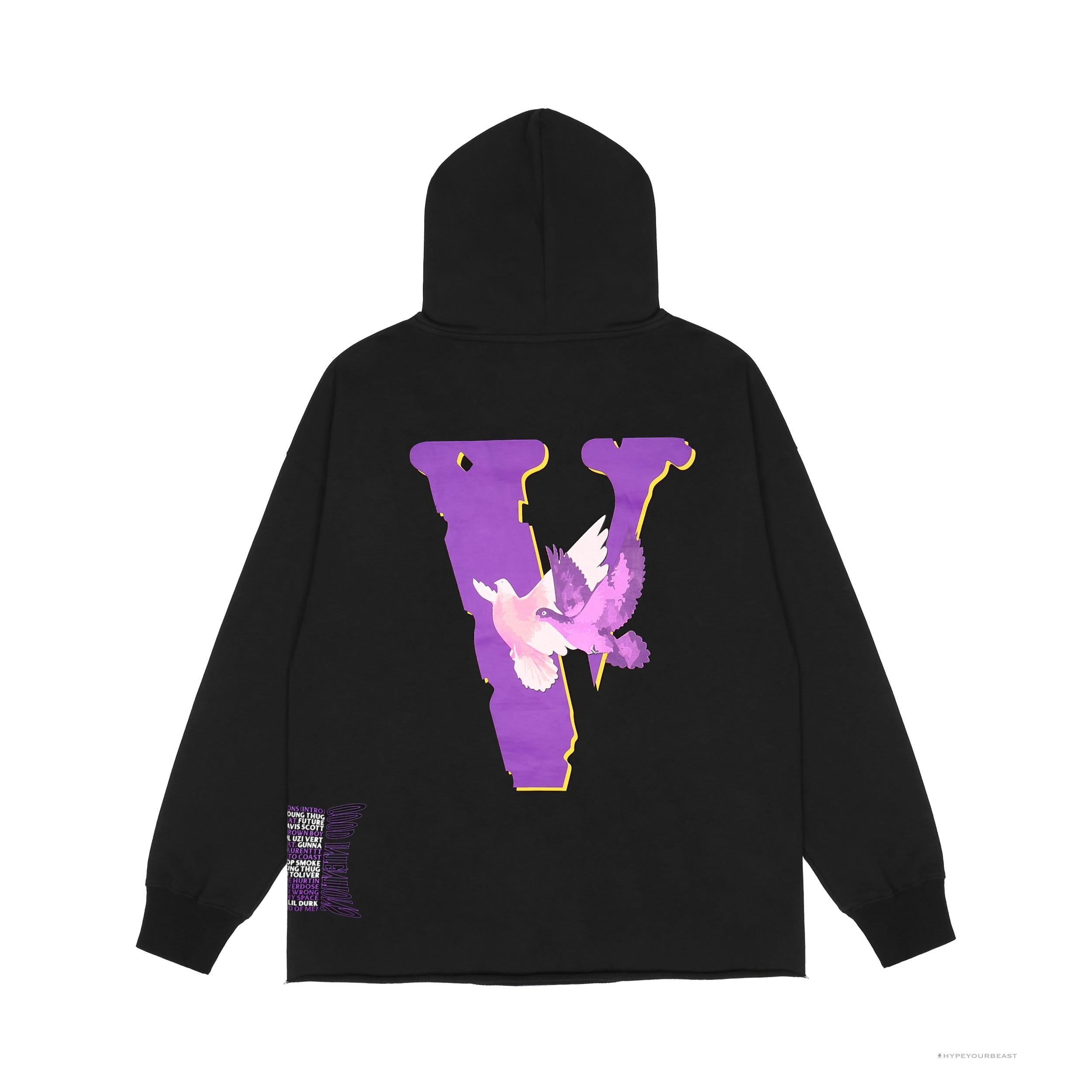 Vlone Hoodie Black Good Intention