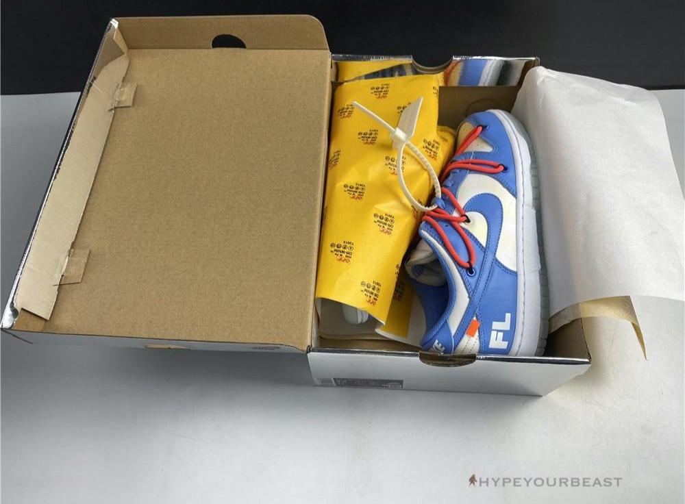 Futura X Off-White X Nike Dunk Low Blue