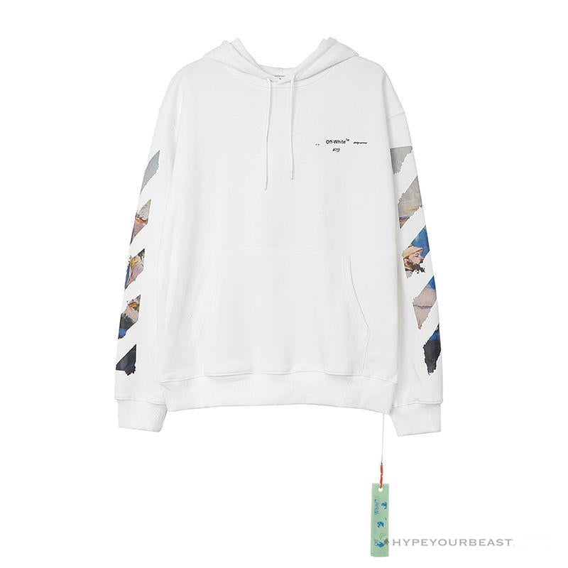 Off White Hoodie Vincent Van Gogh White