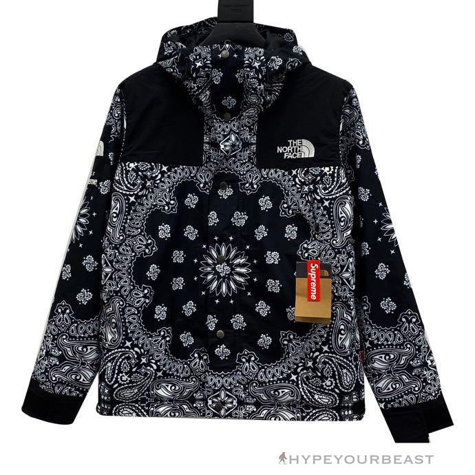 Supreme X TNF Bandana Jacket Black