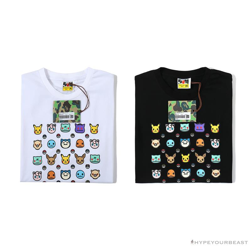 BAPE Baby Milo Pokémon Tee Shirt 'WHITE'