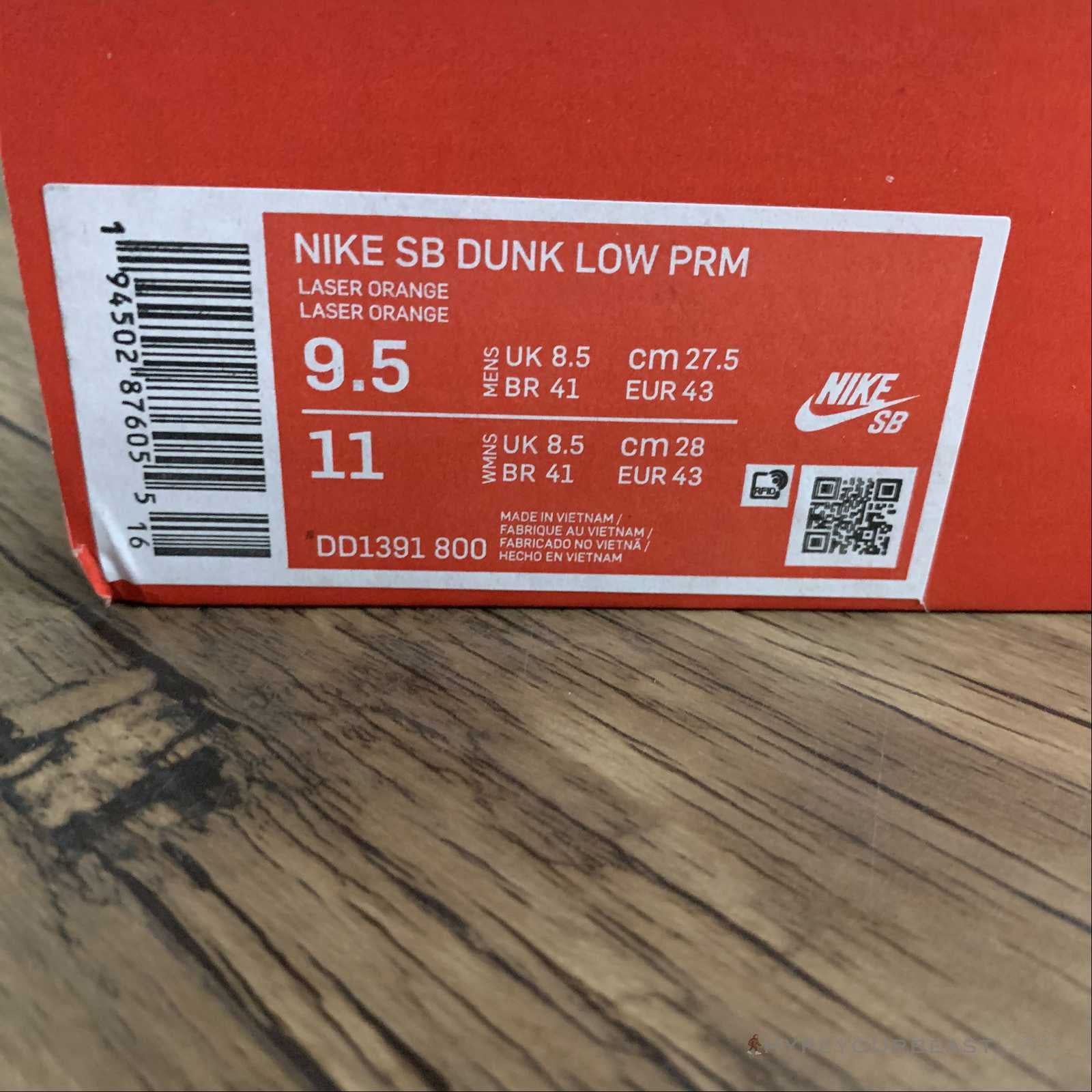 Nike Dunk Low Laser Orange