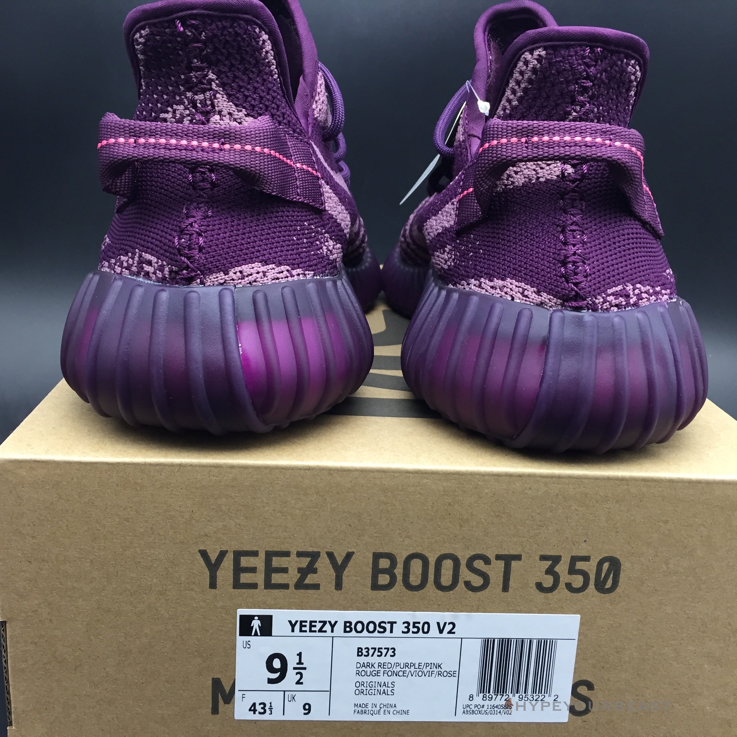 Adidas Yeezy Boost 350 V2 Red Night Purple