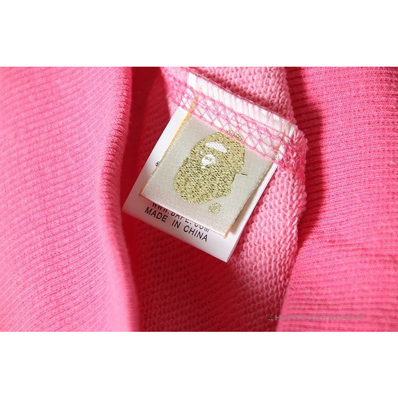 Bape Hoodie Pink