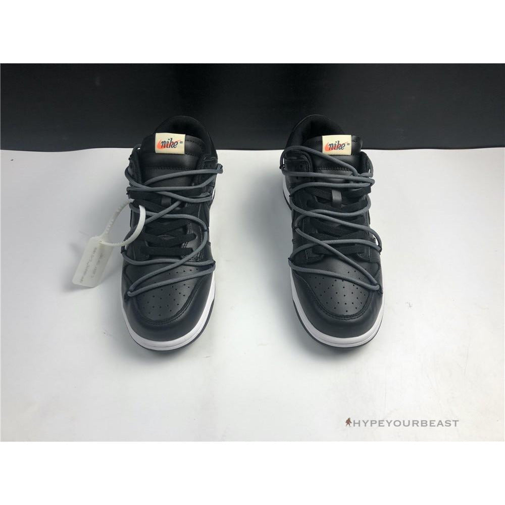 Off White X Nike Dunk Low Black
