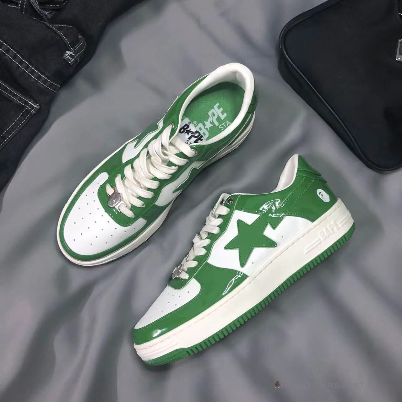 BAPE STA Low Top Sneakers Green