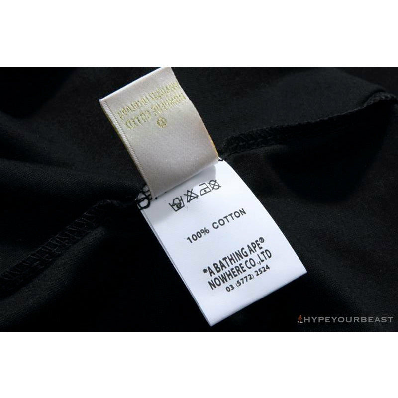 BAPE x MCM Camouflage Ape Head Tee Shirt 'BLACK'