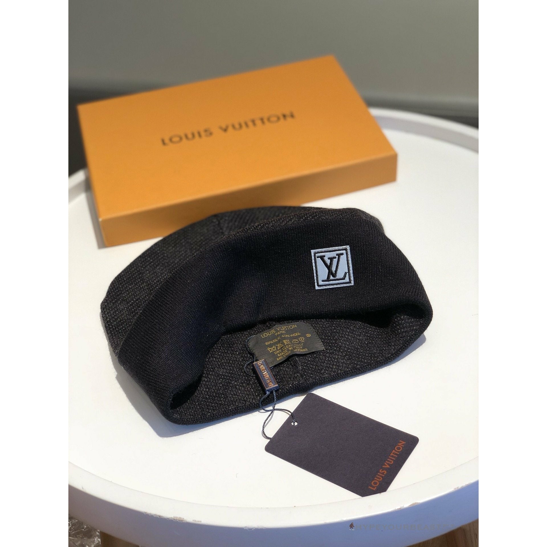 LV Beanie Black / Black