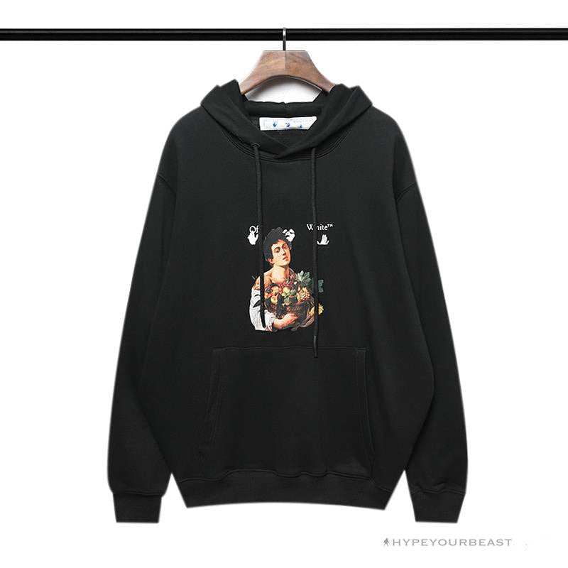Off White Hoodie Black Fruits