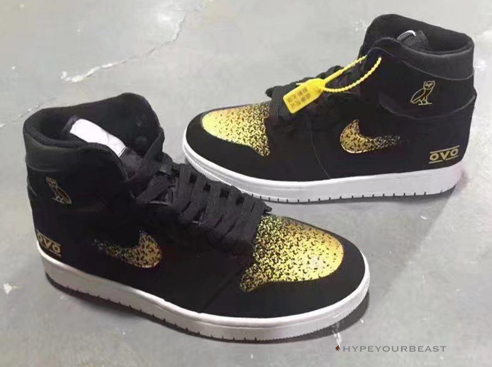 Air Jordan 1 High 'OVO Gold / Black'