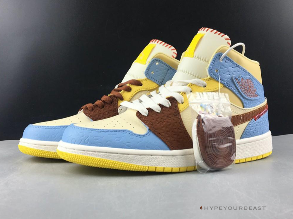 Air Jordan 1 Mid SE Fearless Maison Chateau Rouge