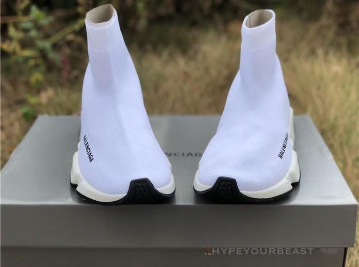 BCG Sock Trainers White / White