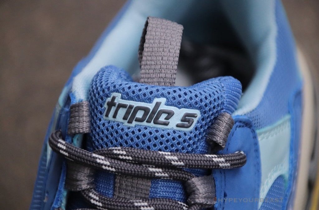 BCG Triple S Sneakers Blue / Yellow