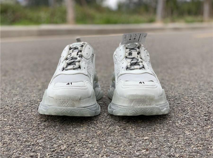 BCG Triple S Clear Sole Grey