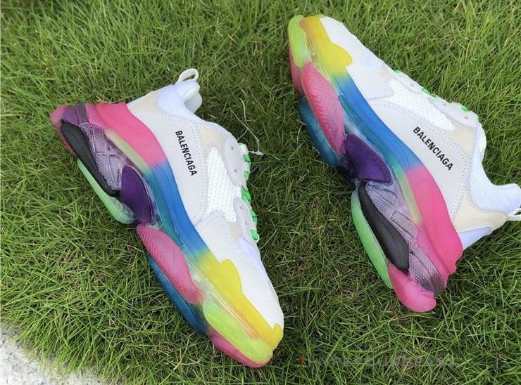 BCG Triple S Rainbow Sole