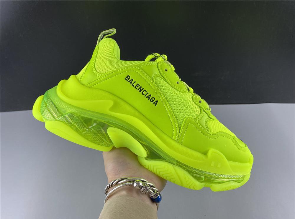 BCG Triple S Neon Yellow